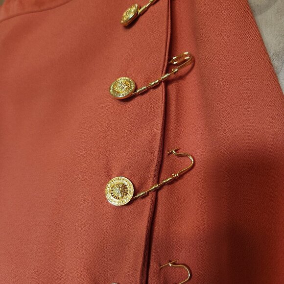 Vertigo Orange Sleeveless Suit, Size EU 40 (US 8) - Picture 5 of 8